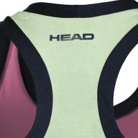 Vestido Head Play Tech Rosa Verde