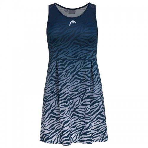 Head Spirit Robe a imprime bleu fonce Head Spirit Robe a imprime bleu fonce