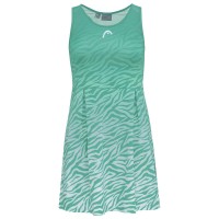 Nile Print Robe d’esprit de tete verte