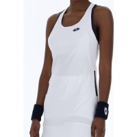 Lotto Squadra II Vestido Preto Branco Brilhante