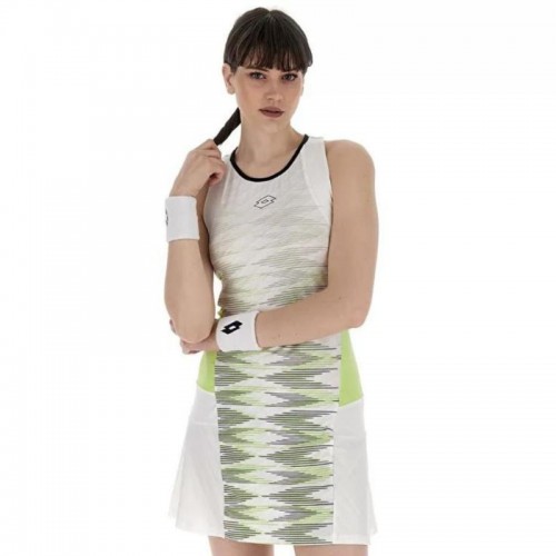 Lotto Tech I D1 Vestido Branco Profundo Verde Lotto Tech I D1 Vestido Branco Profundo Verde