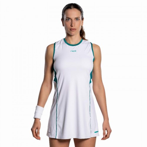 Nox Pro White Green Ivy Dress