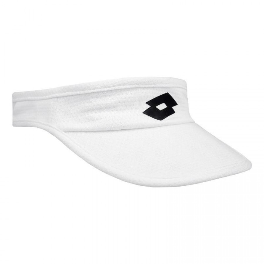 Visor Lotto White Black