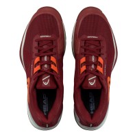Head Sprint Pro 3.5 Clay Shoes Dark Red Orange