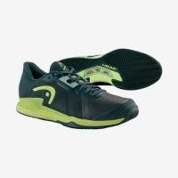 Head Sprint Pro 3.5 Scarpe da ginnastica verde scuro Clay