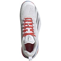 Adidas Adizero Cybersonic Sneakers Blanc Argent Rouge