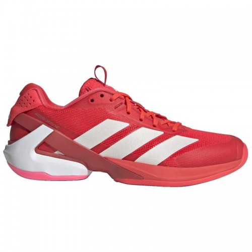 Adidas Adizero Ubersonic 5 Rouge Blanc Rose Baskets Femme Adidas Adizero Ubersonic 5 Rouge Blanc Rose Baskets Femme
