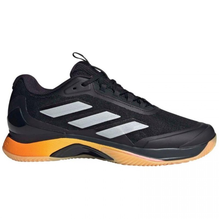 Zapatillas Adidas Avacourt 2.0 Clay Negro Plata Naranja Mujer  Oferta + Barato