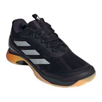 Zapatillas Adidas Avacourt 2.0 Clay Negro Plata Naranja Mujer  Oferta + Barato