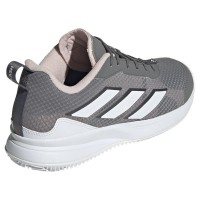 Adidas AvaFlash Clay Grigio Bianco Rosa Sneakers Donna  Offerta + Economico