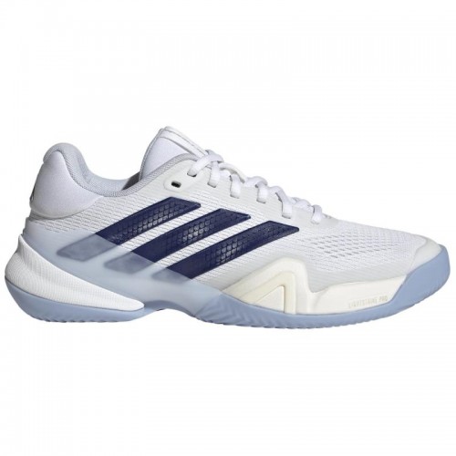 Zapatillas de Padel Adidas Barricade 14 Clay Blanco Azul Mujer
