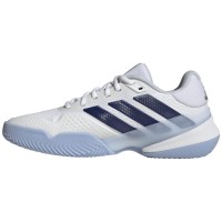 Tênis femininos Adidas Barricade 14 Clay White Blue