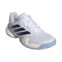 Tênis femininos Adidas Barricade 14 Clay White Blue