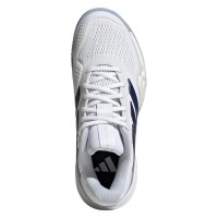 Tênis femininos Adidas Barricade 14 Clay White Blue