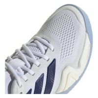 Tênis femininos Adidas Barricade 14 Clay White Blue