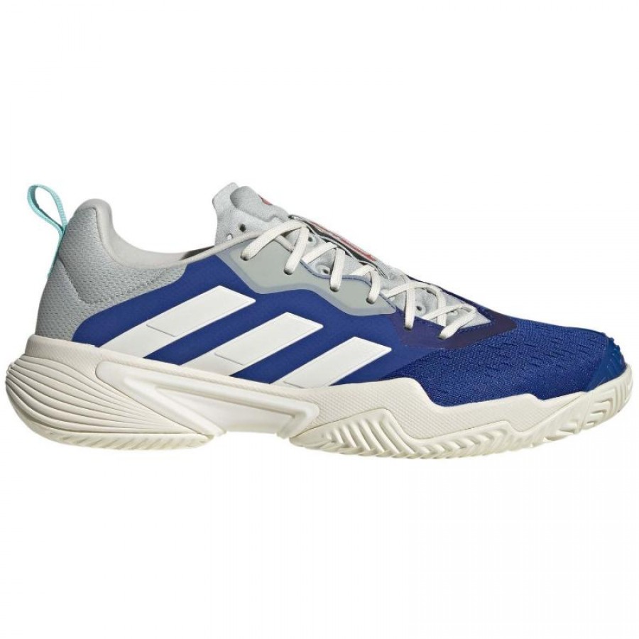 Adidas Barricade Baskets Bleu Royal Blanc  Offre - Pas cher