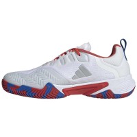 Adidas Barricade Sneakers White Blue Red