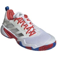 Adidas Barricade Sneakers White Blue Red