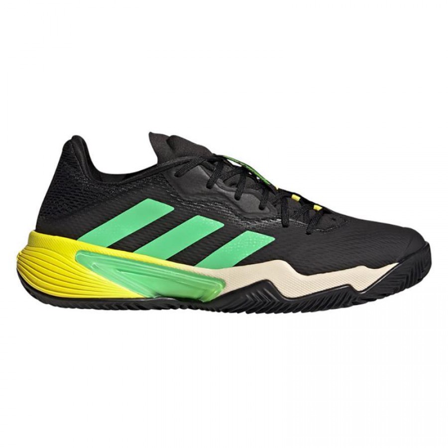 Adidas Barricade Clay Sneakers White Green Yellow