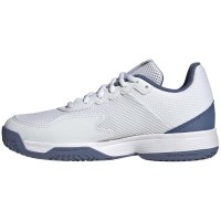 Adidas Courtflash Tenis Branco Azul Junior