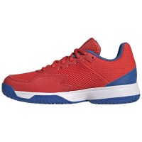 Zapatillas Adidas Courtflash Rojo Azul Junior