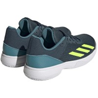 Adidas Courtflash Green Artic White Fluor Junior Sneakers