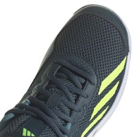 Adidas Courtflash Verde Artic Branco Fluor Junior Tenis