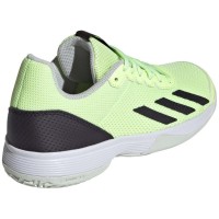 Zapatillas Adidas Courtflash Verde Fluor Negro Junior