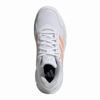 Adidas CourtJam Control 3 White Orange Women''s Sneakers