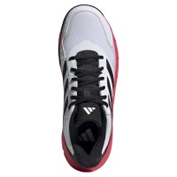 Zapatillas Adidas CourtJam Control 3 Blanco Negro Rojo  Oferta + Barato