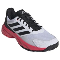 Zapatillas Adidas CourtJam Control 3 Blanco Negro Rojo  Oferta + Barato