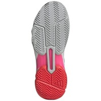 Zapatillas Adidas CourtJam Control 3 Blanco Plata Rojo Mujer  Oferta + Barato
