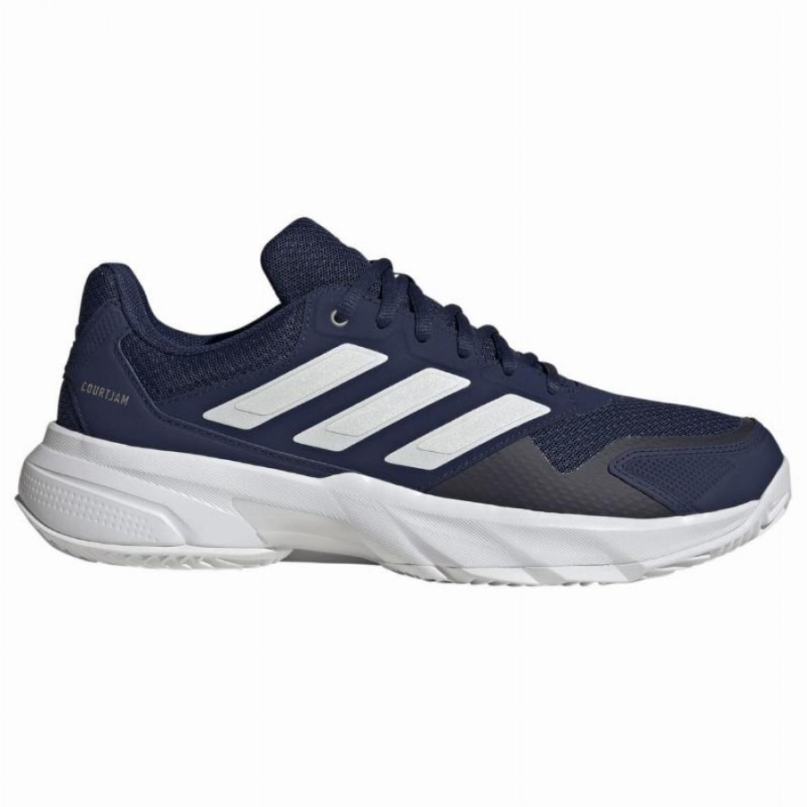 Sneakers Adidas CourtJam Control 3 Clay Blu Bianco Scuro
