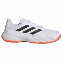 Zapatillas Adidas CourtJam Control 3 Clay Blanco Naranja Negro