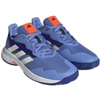 Adidas CourtJam Control Blue Fusion Sneakers Bianco