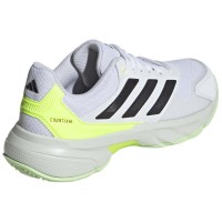 Adidas CourtJam Control Chaussures Lime Blanc Noir
