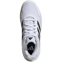 Adidas CourtJam Control Blanc Noir Gris Chaussures