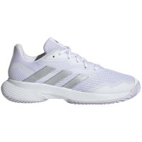 Zapatillas Adidas CourtJam Control Blanco Plata Metal Mujer