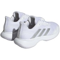 Zapatillas Adidas CourtJam Control Blanco Plata Metal Mujer