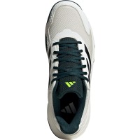 Zapatillas Adidas CourtJam Control Clay Blanco Negro Verde  Oferta + Barato