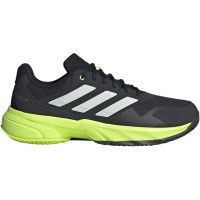 Adidas CourtJam Control Clay Carbon Lucid Lemon Sneakers  Offer + Cheap