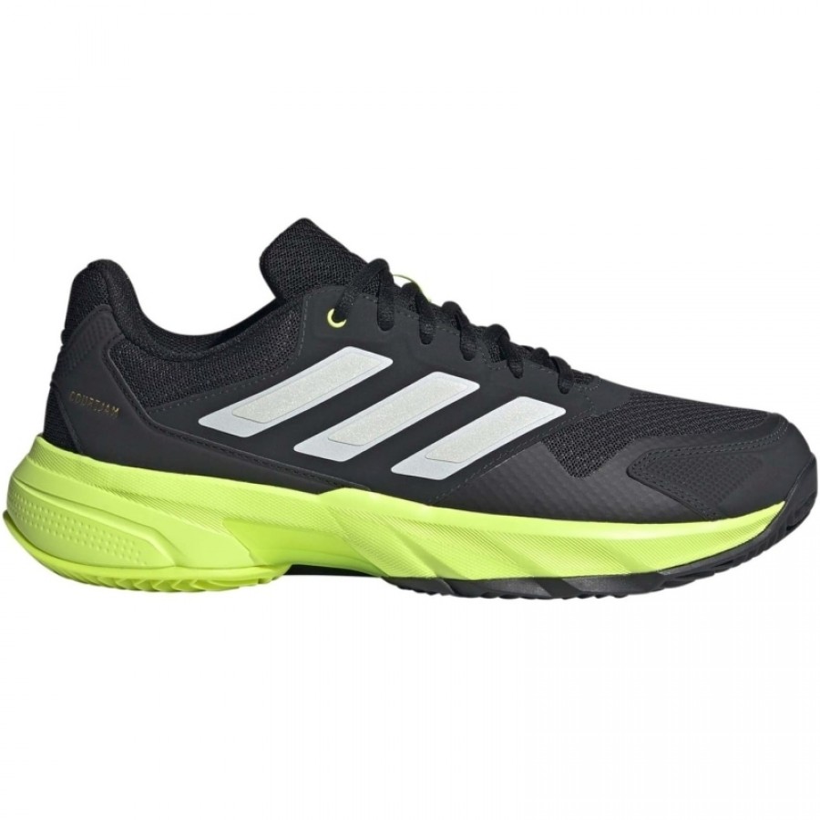 Adidas CourtJam Control Clay Carbon Lucid Lemon Sneakers  Offer + Cheap