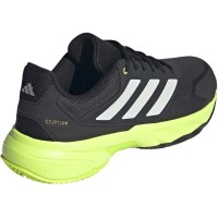 Adidas CourtJam Control Clay Carbon Lucid Lemon Sneakers  Offer + Cheap
