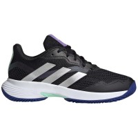 Adidas CourtJam Control Sneakers Donna Nucleo Argento Nero