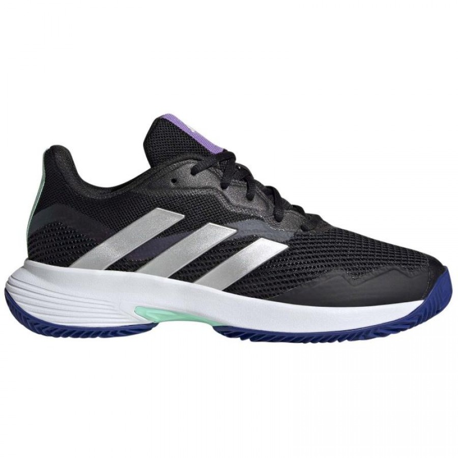 Zapatillas Adidas CourtJam Control Negro Nucleo Plata Mujer  Oferta + Barato