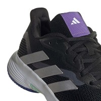 Zapatillas Adidas CourtJam Control Negro Nucleo Plata Mujer  Oferta + Barato