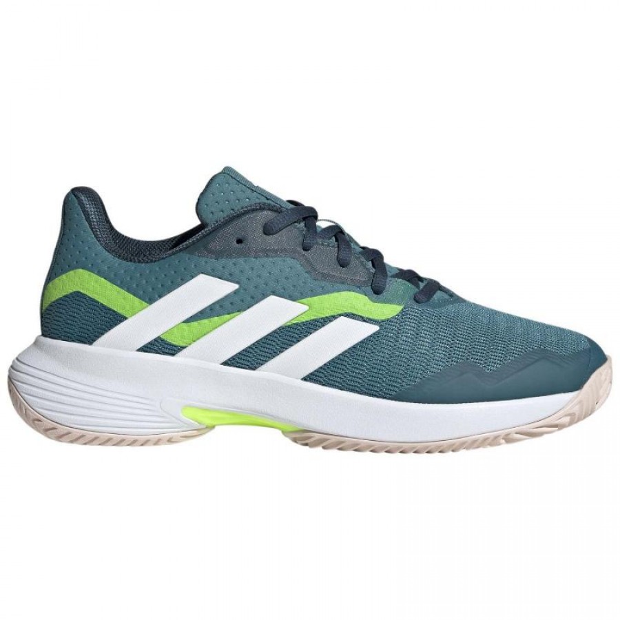 Adidas CourtJam Control Green Artic Women''s White Sneakers