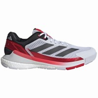 Zapatillas Adidas Crazyquick Boost Padel Blanco Negro Rojo  Oferta + Barato