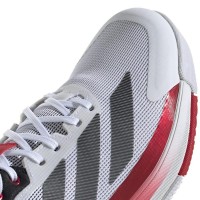 Zapatillas Adidas Crazyquick Boost Padel Blanco Negro Rojo  Oferta + Barato