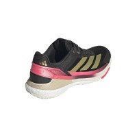 Adidas Crazyquick Boost Padel Black Gold Rose Sneakers